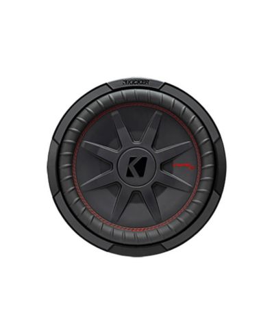Kicker сабвуфер 12" CompRT 4-Ohm, тонкий дизайн, высокопроизводительный бас - 48CWRT124