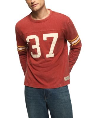 Мужская футболка Lucky Brand Long-Sleeve Football Crewneck
