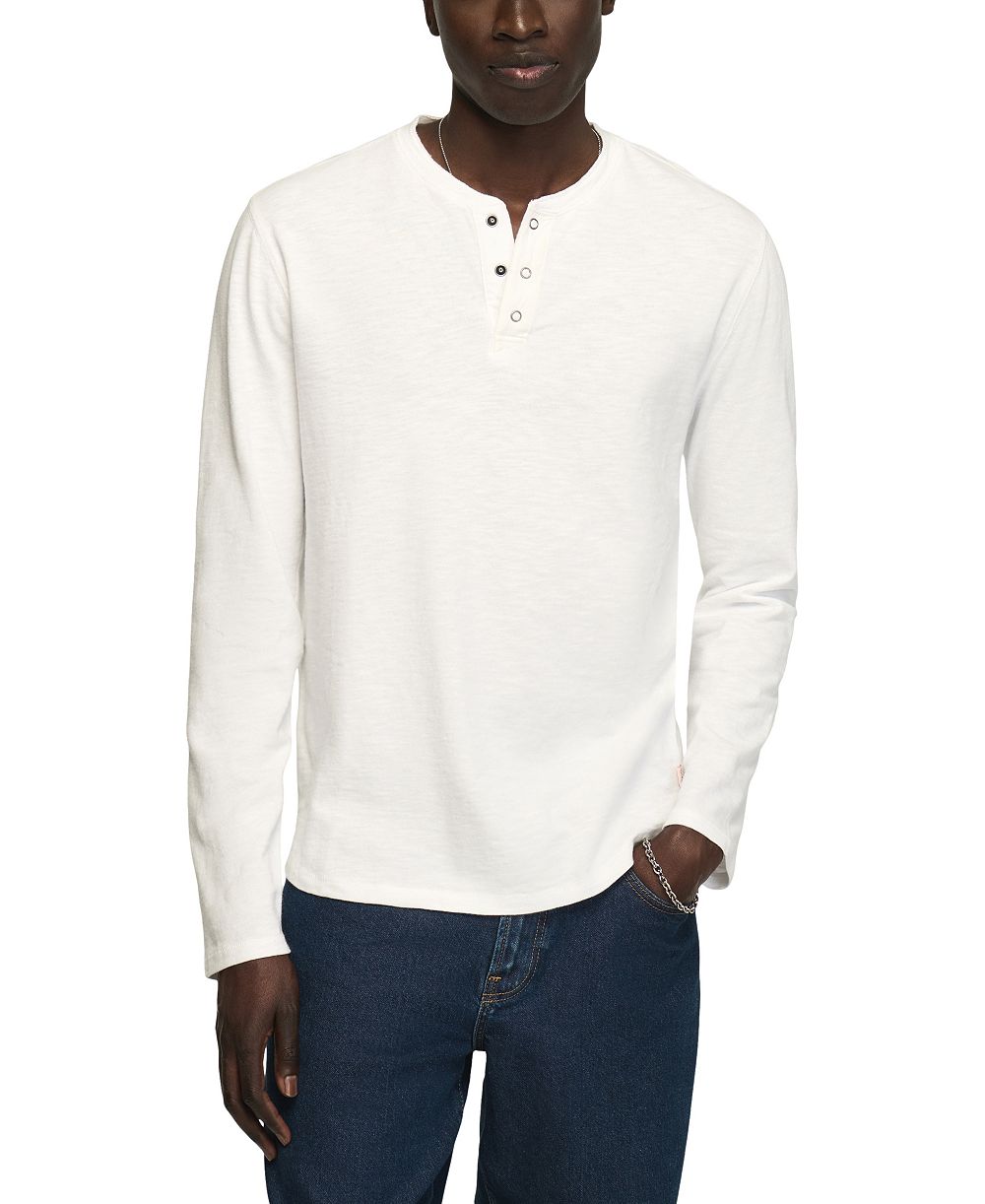 Lucky Brand Men's Long-Sleeve Weekend Slub Henley Shirt