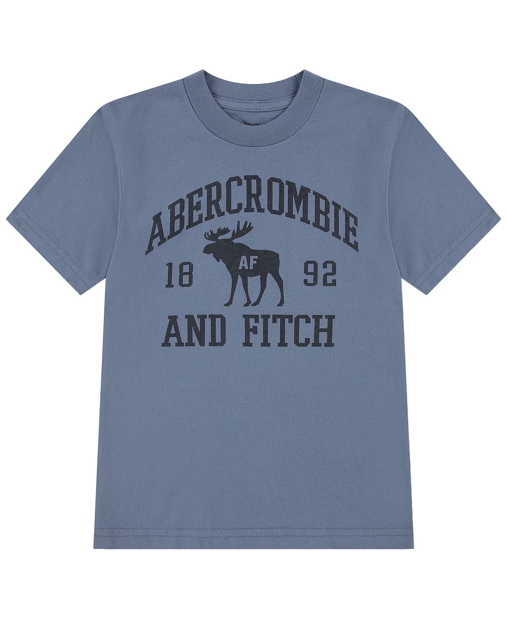 Детский футболка abercrombie kids Moose Lockup с коротким рукавом