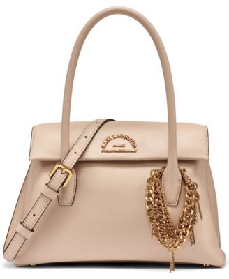 KARL LAGERFELD PARIS Rosalee Small Leather Satchel Handbag