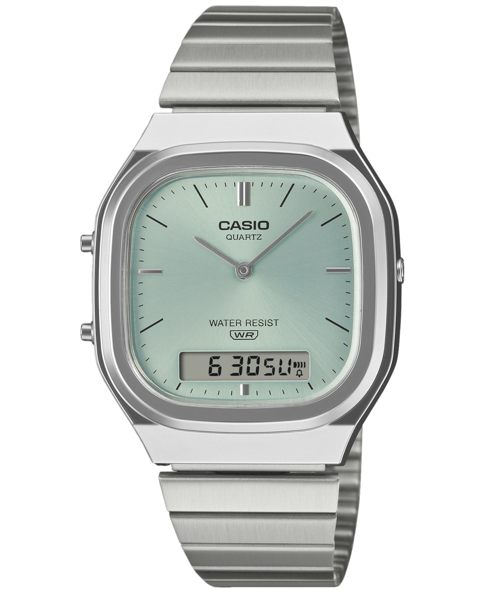 Casio Men's Analog-Digital Stainless Steel Watch 35.8mm
