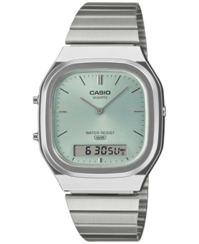 Casio Men's Analog-Digital Stainless Steel Watch 35.8mm