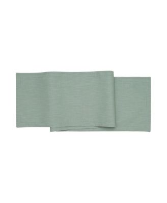 C&F Home Hemstitch Solid Sea Glass Everyday Runner 72" x 14