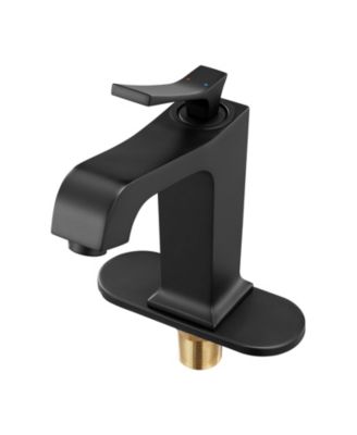 PHYING Single Handle Sink Faucet,    Kitchen Water Faucets with Push-Button Drain, Suitable for Bathroom
