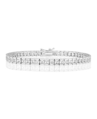Simona Elegant 4.5mm Channel-Set CZ Bracelet