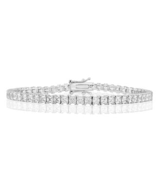 Simona Elegant 4mm Square CZ Tennis Bracelet