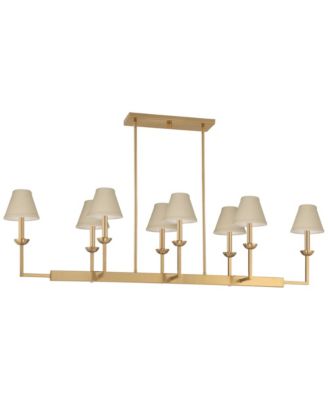 Possini Euro Design  Kime 50inch W 8-Light Island Chandelier with   Shades