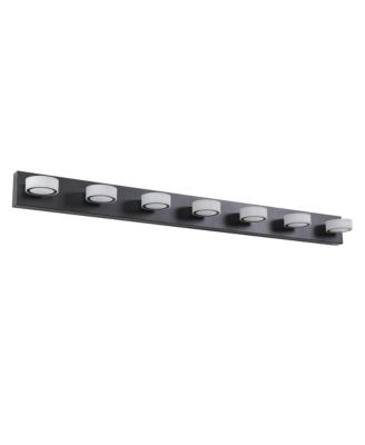 Современный настенный светильник BUSDAYS 52 Inch 7 Light LED с акриловыми плафонами, диммируемый