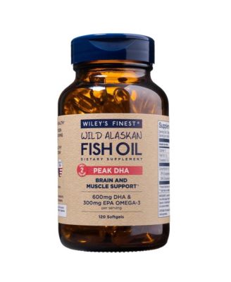 Рыбий жир Wiley's Finest Wild Alaskan Fish Oil Peak DHA 900mg