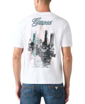 Футболка GUESS Men's Watercolor City Short-Sleeve