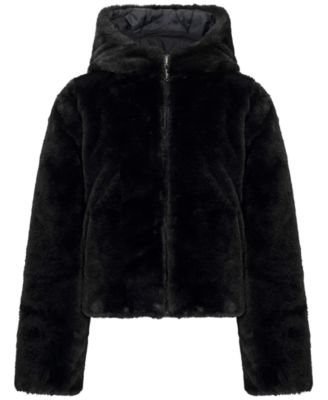 Sam Edelman Girls' 6-16 Diamond Quilt Reversible Two In One Jacket