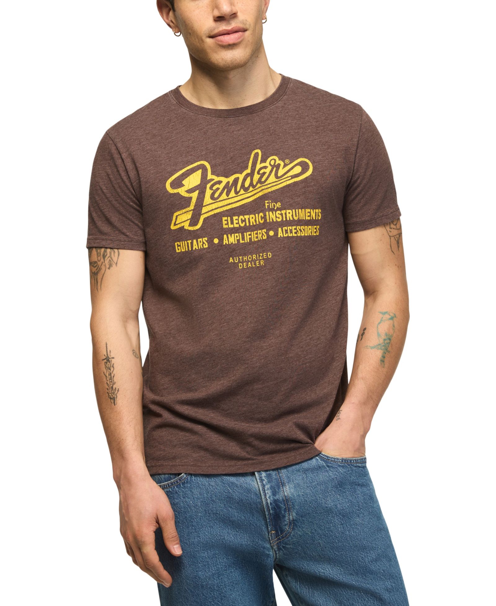 Мужская футболка Lucky Brand Fender Vintage Sign Graphic