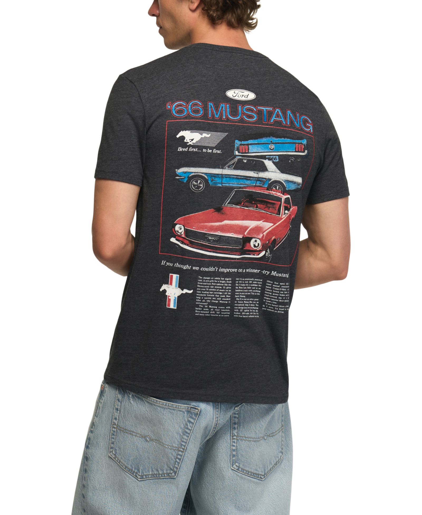 Lucky Brand Men's Ford Mustang Graphic T-Shirt