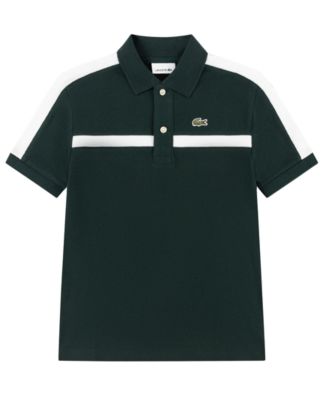Lacoste Boys' 10-16 Color-Block Short-Sleeve Polo Shirt