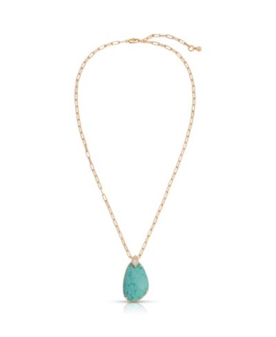 Золоченое ожерелье с кулоном Majestic Stone от ETTIKA