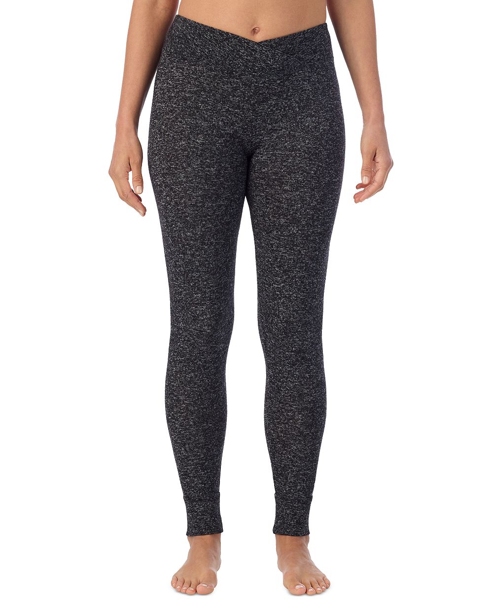 Cuddl Duds Women's Softknit Sweater-Knit Pull-On Ankle Leggings