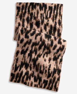I.N.C. International Concepts Women's Leopard-Print Scarf, Macy's Exclusive