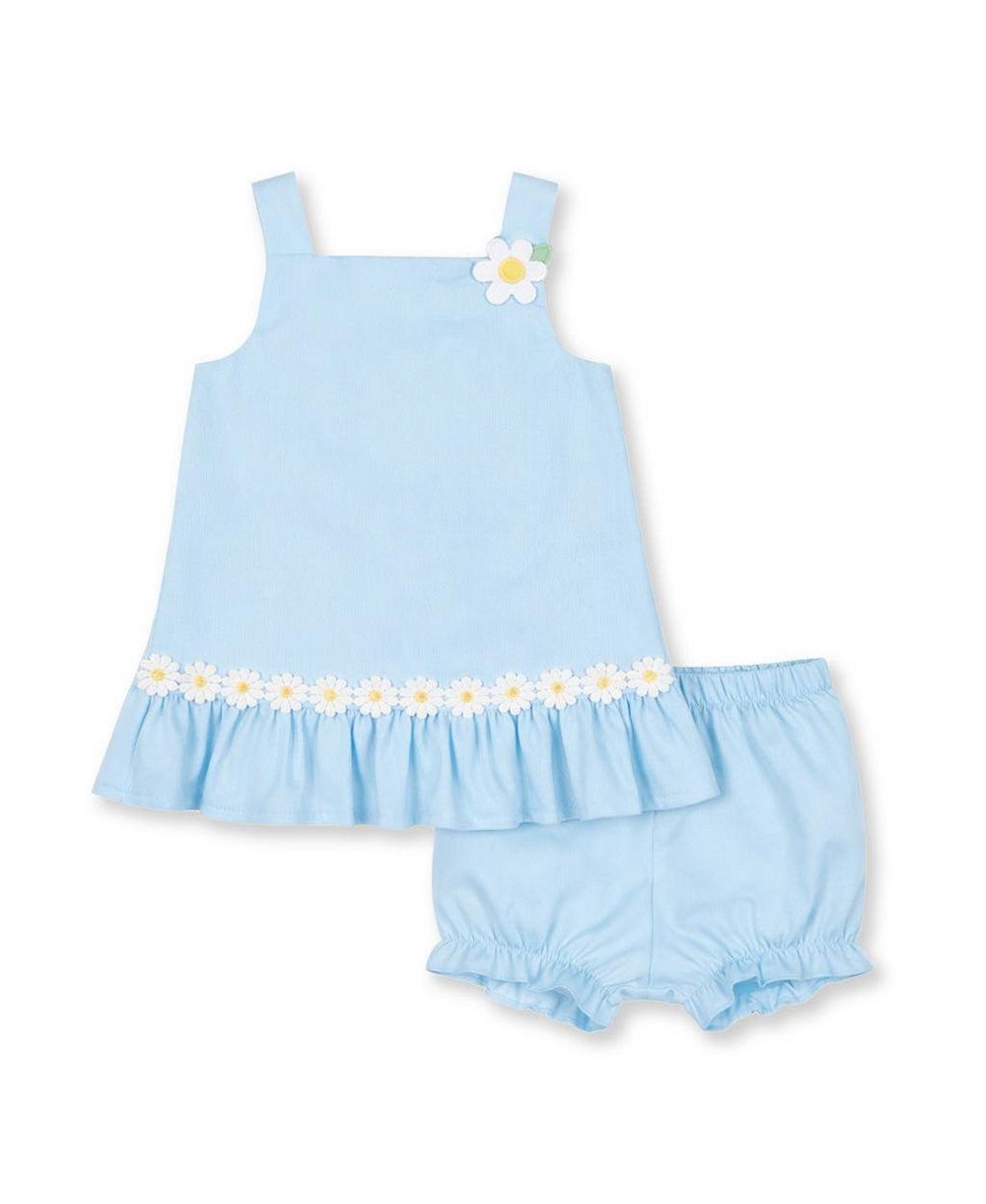 Платье Florence Eiseman Baby Girl Pique с шортами и цветами