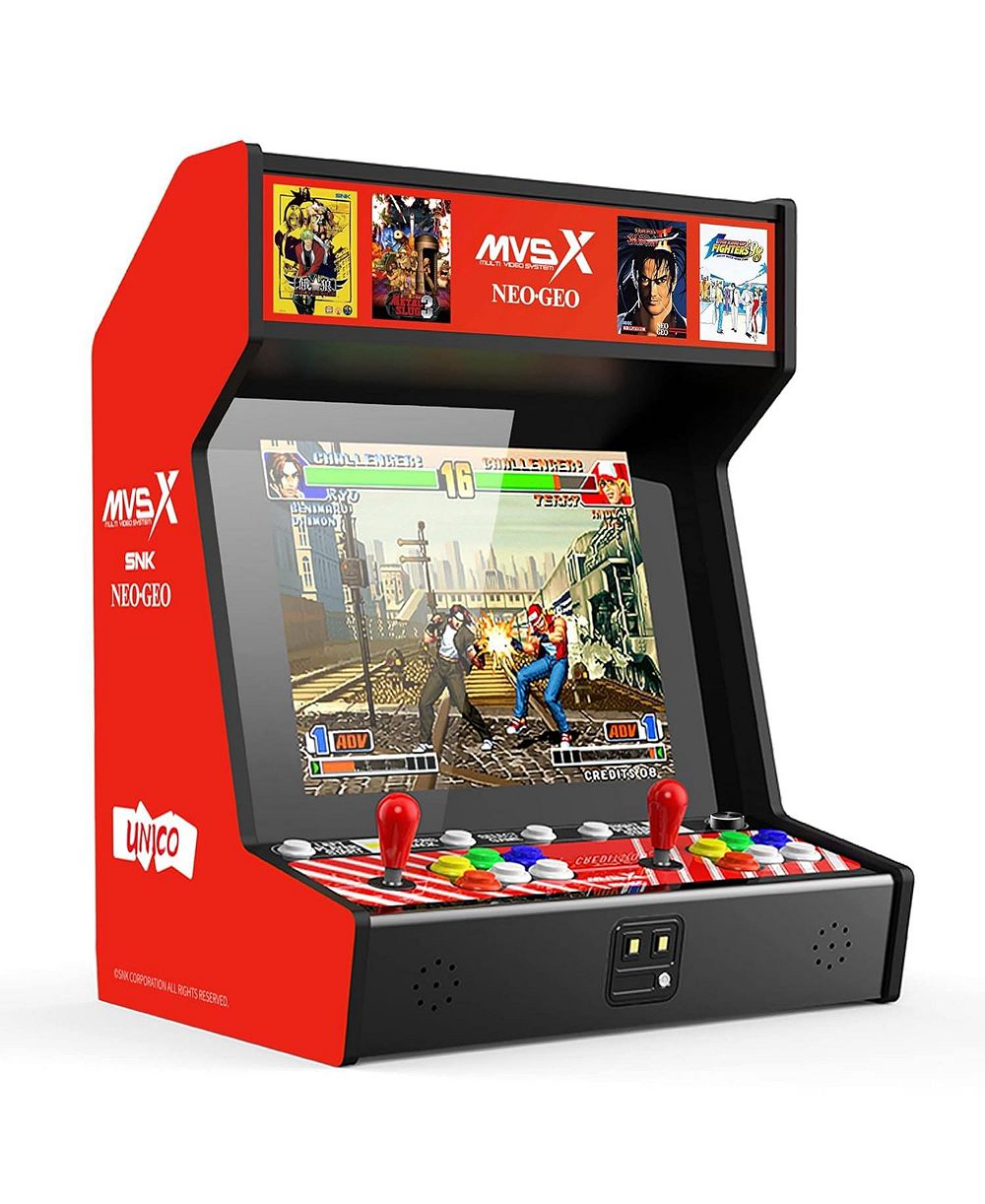 Unico MVSX Home Arcade Bartop консоль с 50 классическими играми SNK, включая King of Fighters, Metal Slug, Samurai Showdown и др.