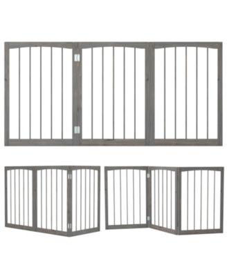 COZITO 30 in Tall Wooden Pet Fence for Cats, Small and Medium Dogs