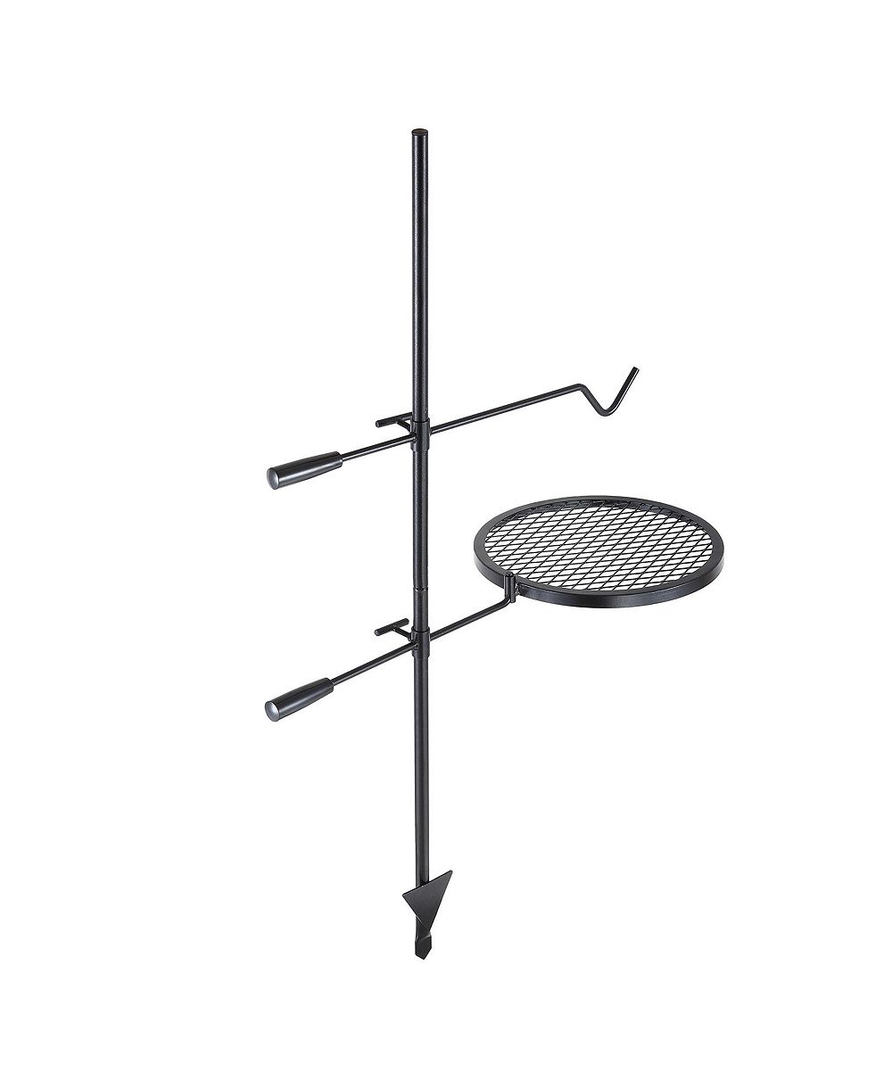 Гриль COZITO Swivel Campfire, стальная решетка 32 x 14 x 48.2 дюймов с регулируемой высотой