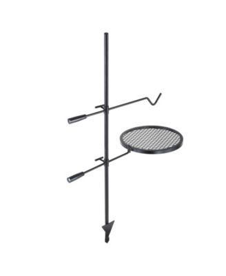 Гриль COZITO Swivel Campfire, стальная решетка 32 x 14 x 48.2 дюймов с регулируемой высотой