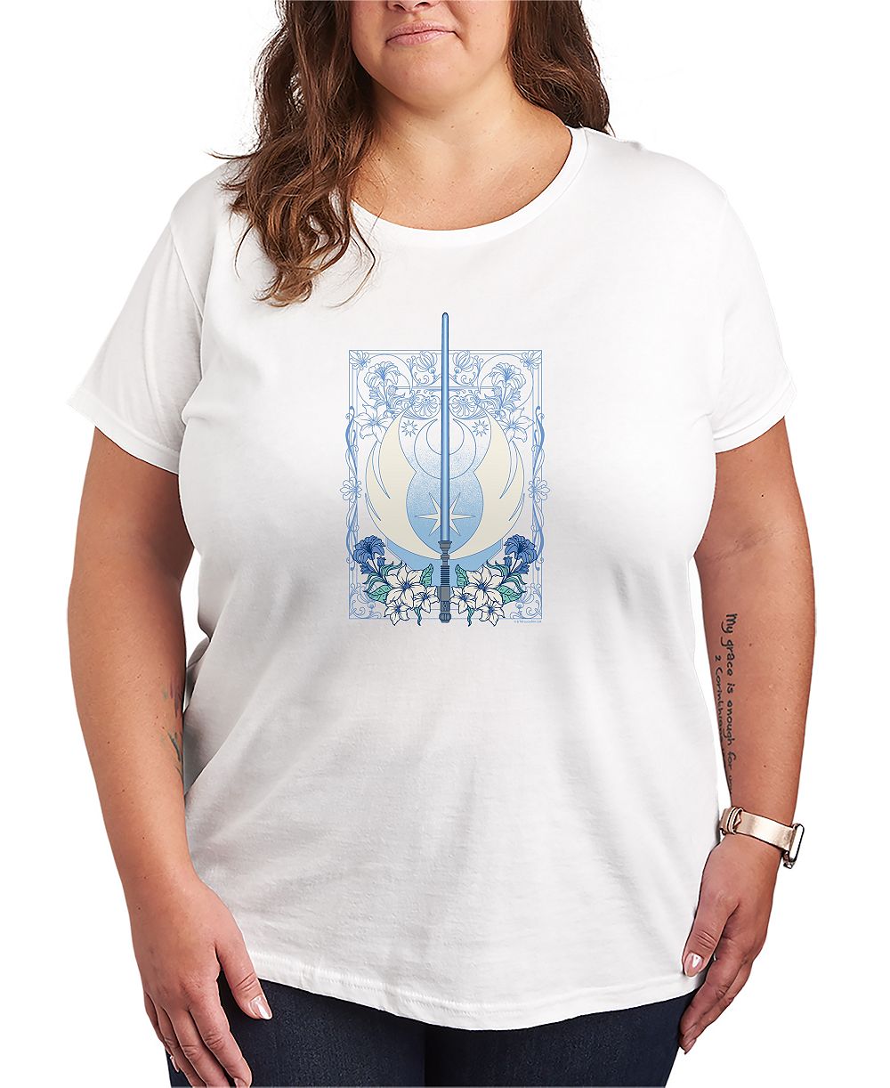 Hybrid Apparel Plus Size Star Wars Medieval Lightsaber Graphic T-Shirt
