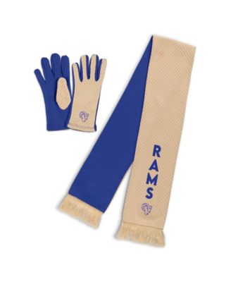 WEAR by Erin Andrews Женский Los Angeles Rams Tonal Microcheck Scarf Glove Set