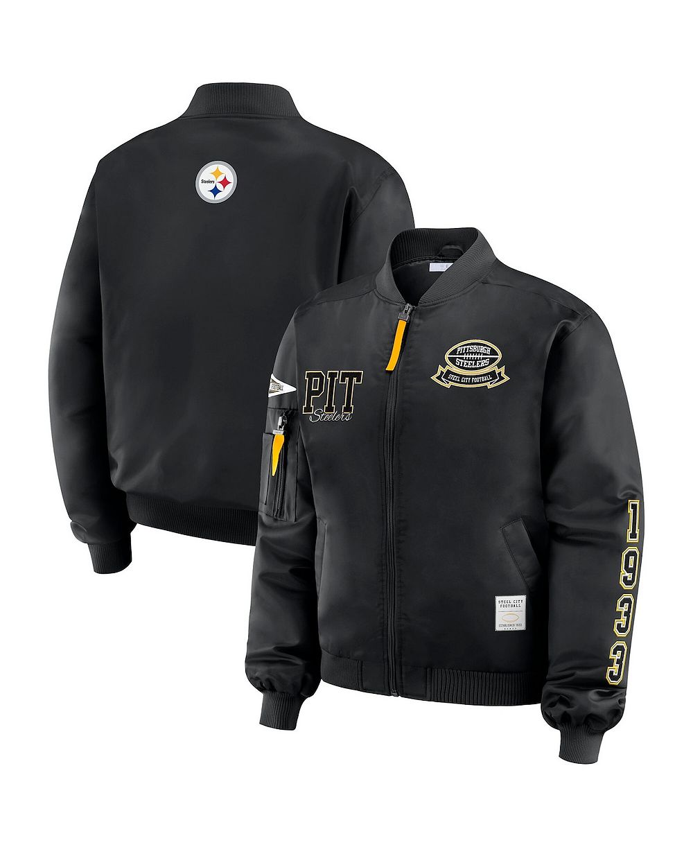 Женская бомбер-куртка WEAR by Erin Andrews Pittsburgh Steelers