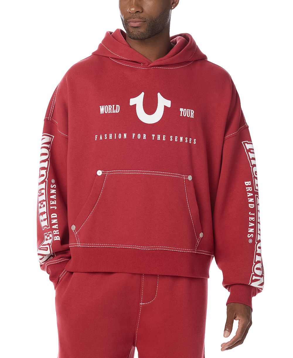 Мужское худи True Religion Men's Big T Arch Logo Hoodie