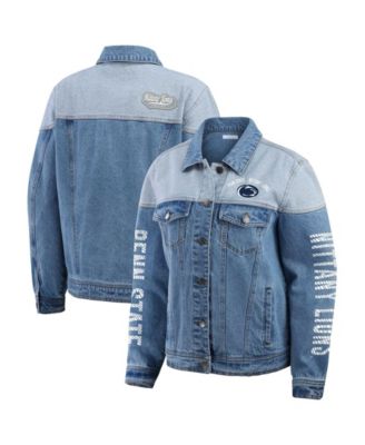Женская джинсовая куртка WEAR by Erin Andrews Penn State Nittany Lions Button-Down
