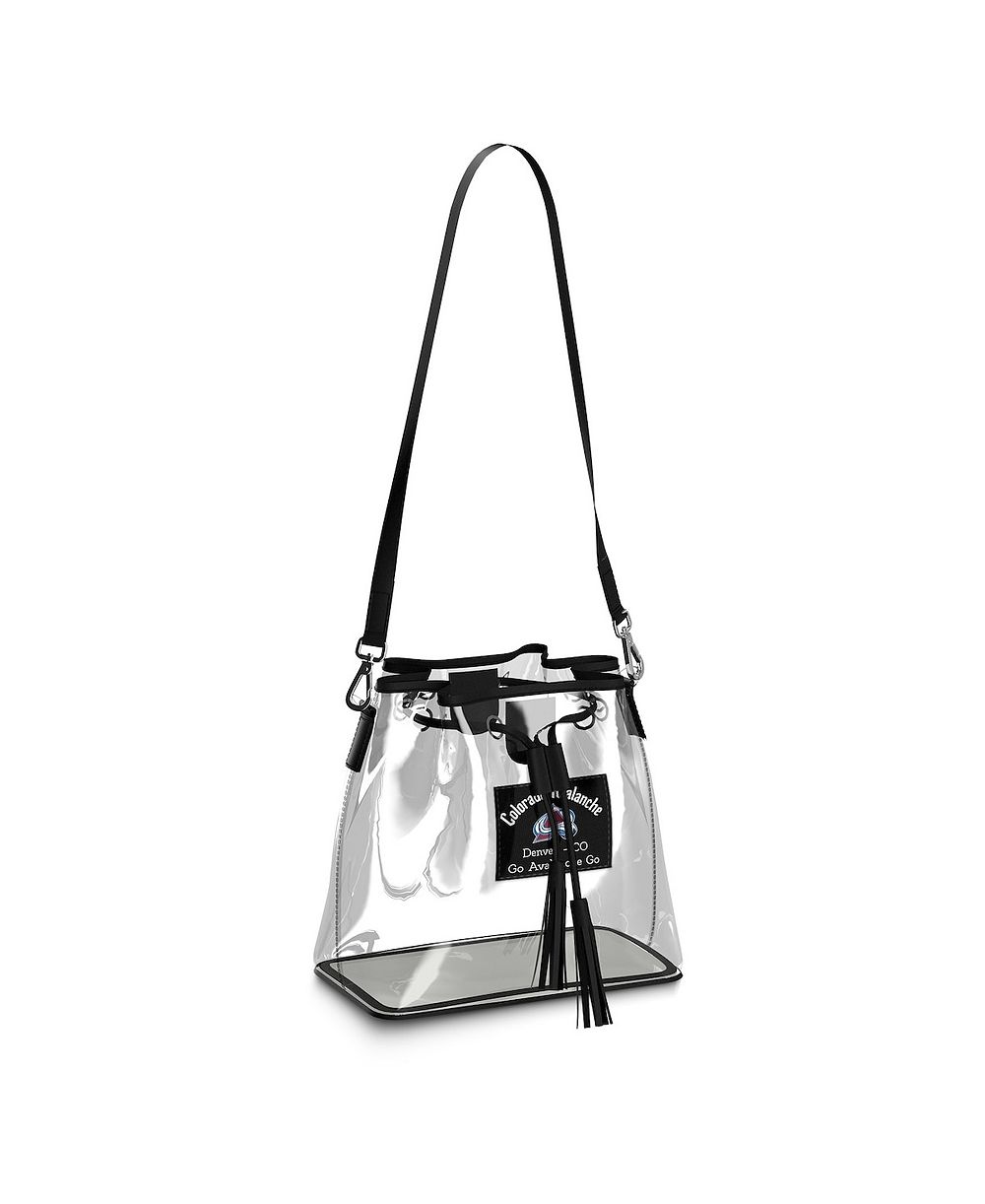 WEAR by Erin Andrews Colorado Avalanche Clear Stadium Bucket Purse