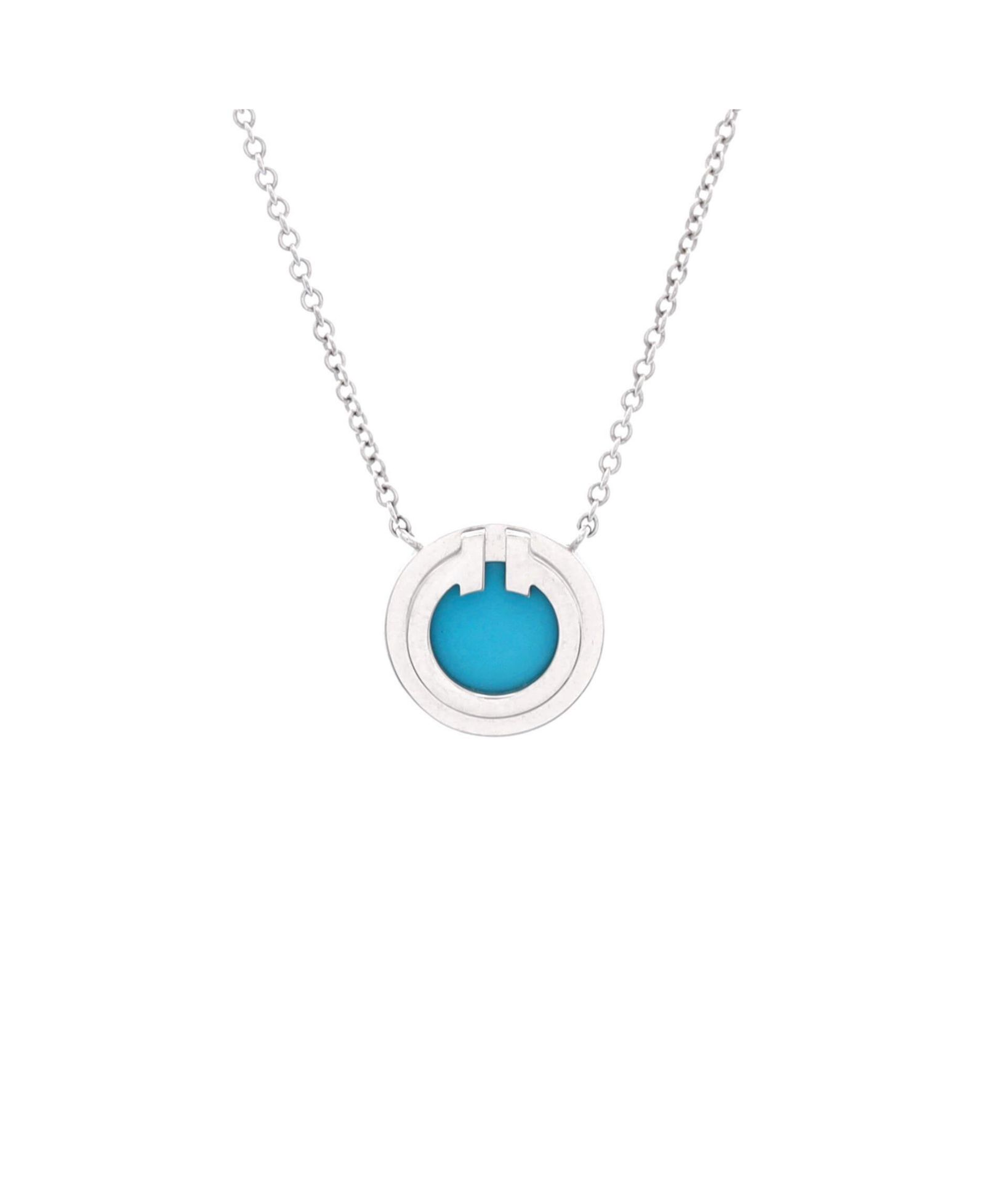 Подвеска Tiffany & Co T Circle Pendant Necklace б/у