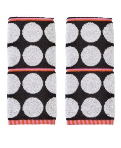 Набор из 2 полотенец для рук SKL Home Polka Dot Grande Jacquard