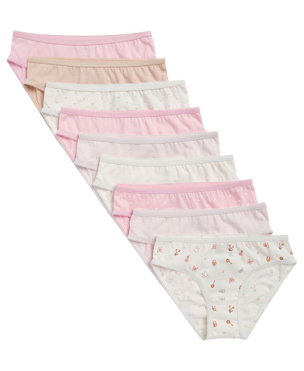 Maidenform комплект бикини Charm Picot для девочек 4-14, 9 шт.