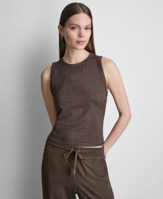 Женский топ DKNY Sport Spacedye Crewneck Tank