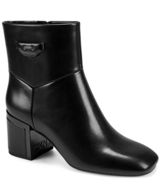 DKNY Women's Kendra Block Heel Dress Booties