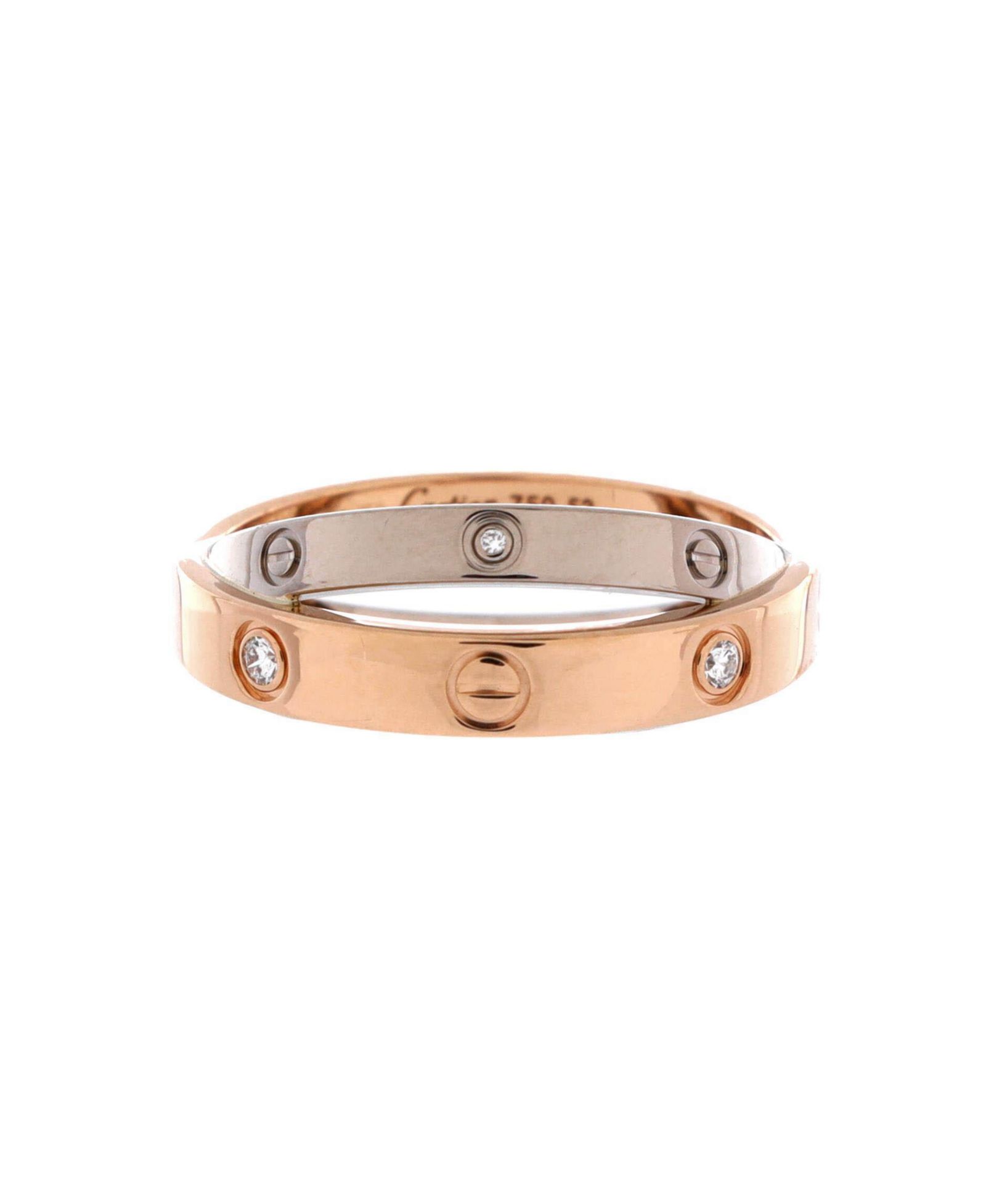 Кольцо Cartier Love с 6 бриллиантами (б/у)