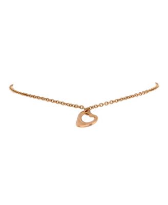 Pre-Owned Tiffany & Co Elsa Peretti Open Heart Charm Bracelet