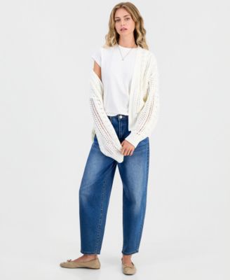 Детский кардиган Hippie Rose Pointelle Open-Front