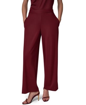 Donna Karan New York Женские трикотажные брюки с широкими штанинами и эластичным поясом
