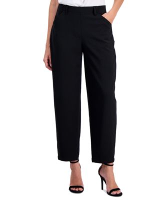 Anne Klein Petite брюки Barrel-Leg Mid-Rise