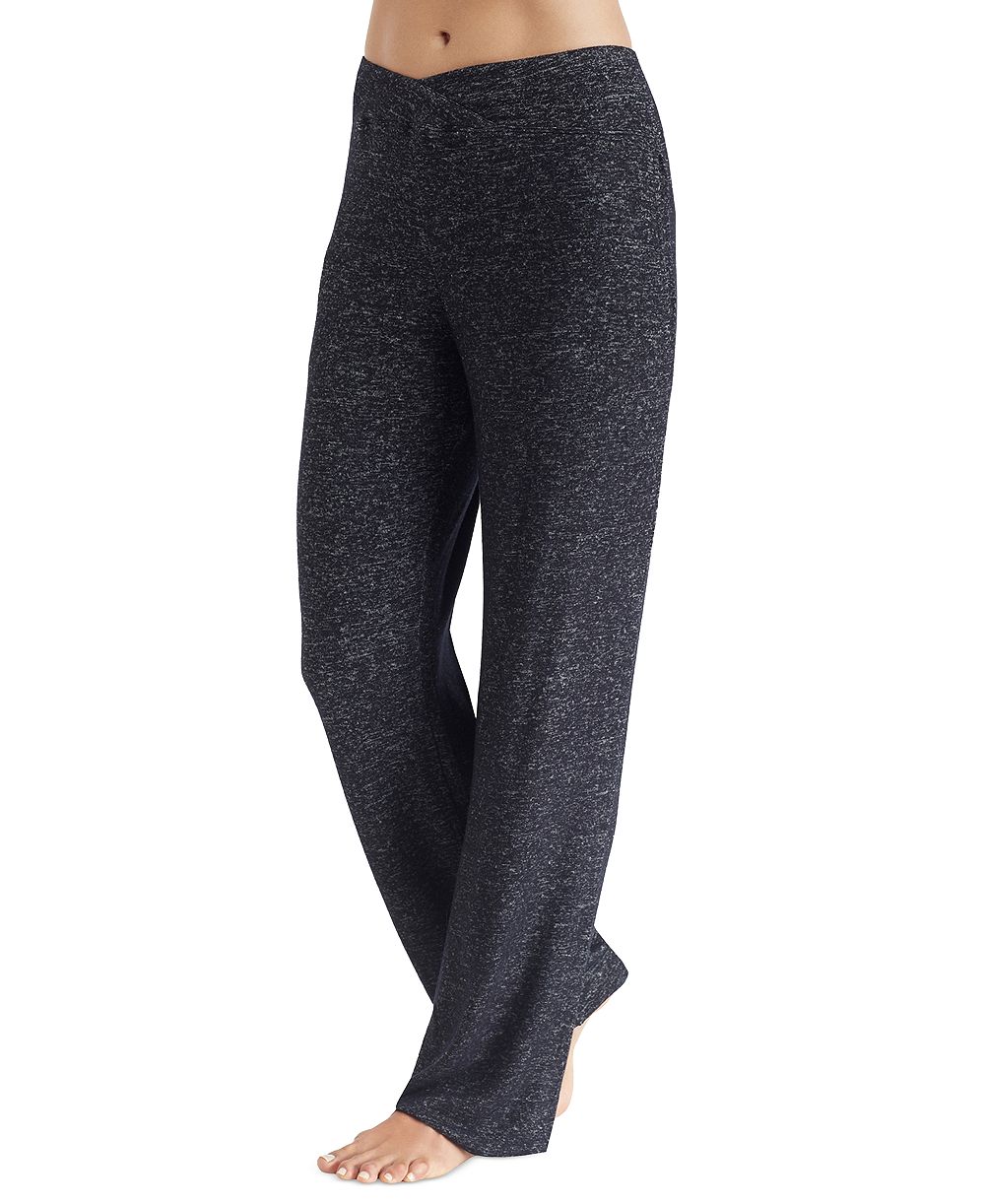 Cuddl Duds Women's SoftKnit Wide-Leg Sweater-Knit Lounge Pants