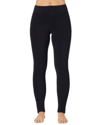 Cuddl Duds Женский флисwear с растяжкой леггинс