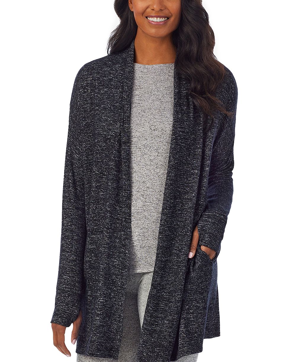 Cuddl Duds Women's SoftKnit Sweater-Knit Long-Sleeve Wrap