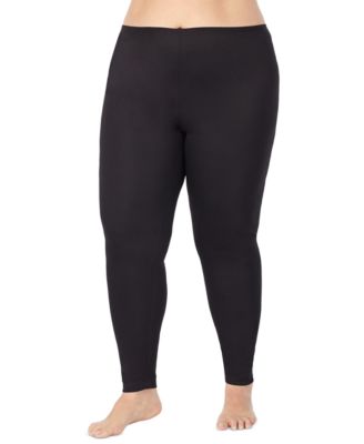 Cuddl Duds Plus Size Climatesmart Pull-On High-Rise Leggings