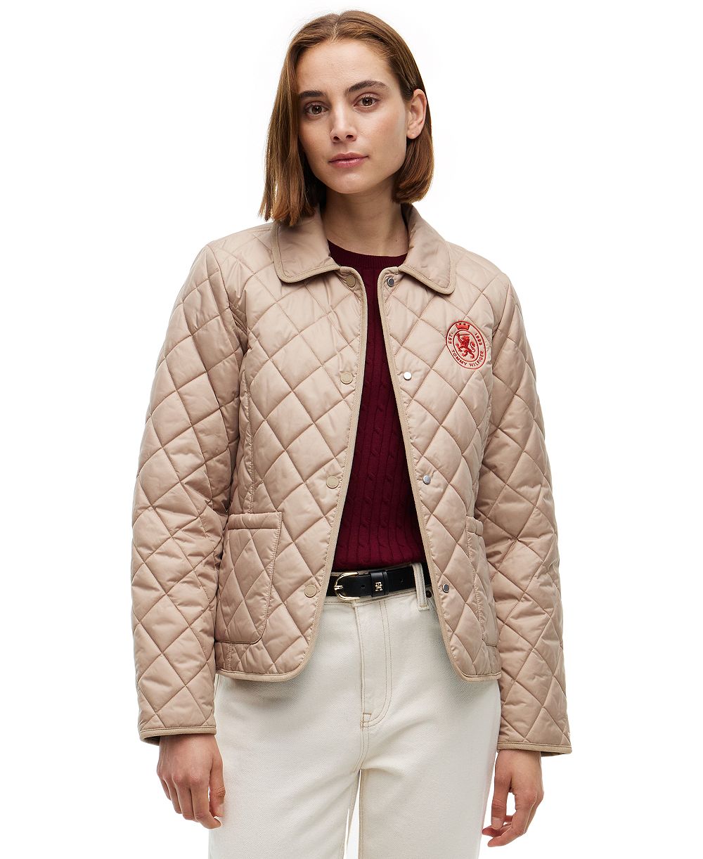 Tommy Hilfiger Women's Crest Quilted Barn Jacket