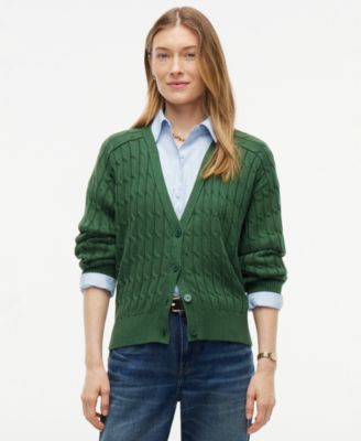 Tommy Hilfiger женский кардиган с V-образным вырезом из крупной вязки, свободного кроя
