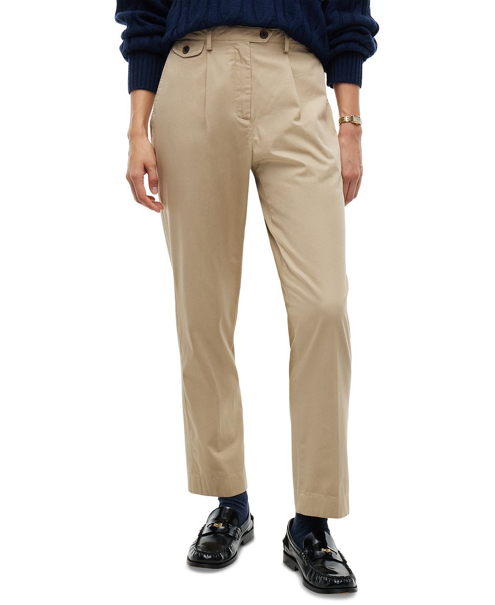 Tommy Hilfiger Women's American Icons Chino High-Rise Straight Pants, Macy's Exclusive